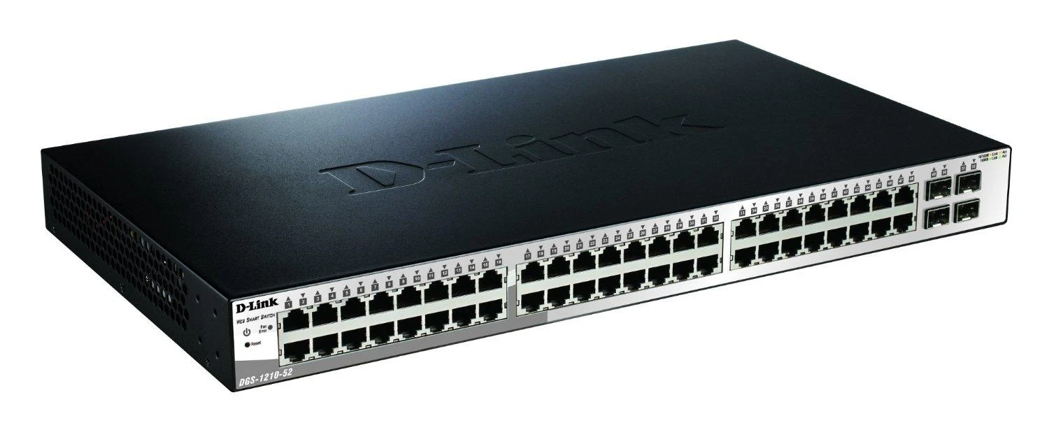Šakotuvas Jungiklis D-Link DGS-1210-52 (48x 10/100/1000Mbps)