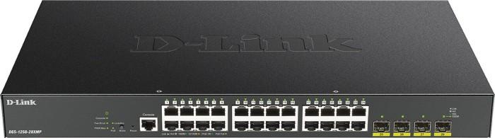 Šakotuvas D-LINK 28 prievadų išmanusis valdomas PoE+ gigabito komutatorius 4x 10G