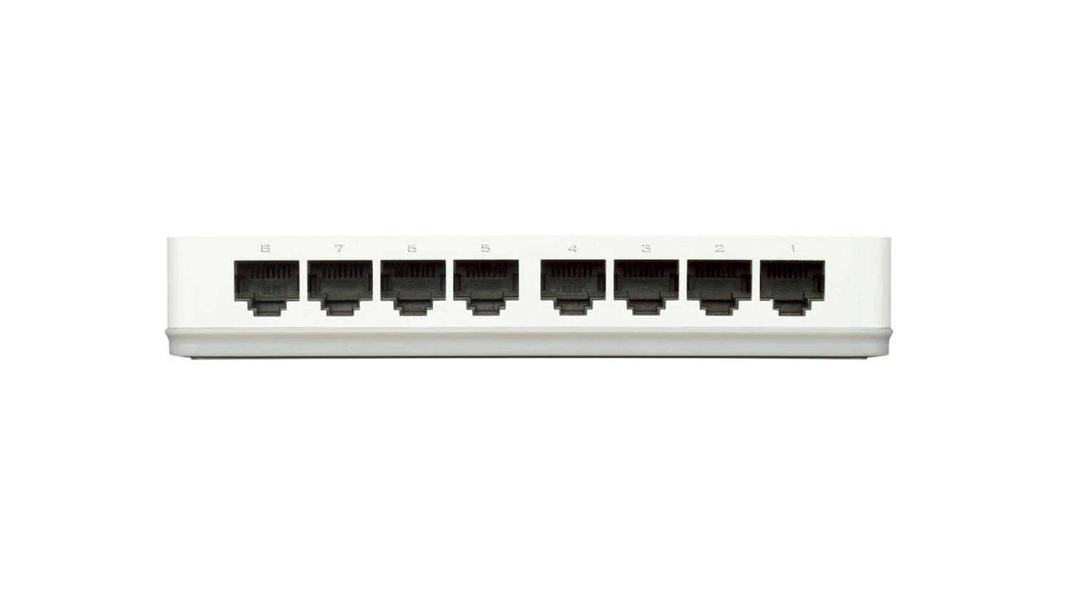 Šakotuvas D-Link GO-SW-8E/E tinklo komutatorius Ne-valdomas Fast Ethernet (10/100) Balta