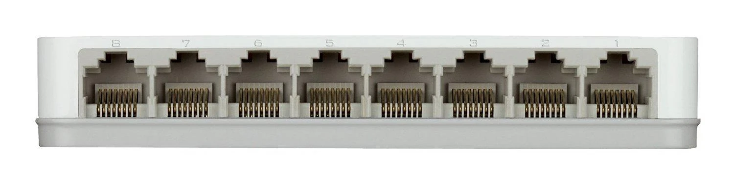 Šakotuvas D-Link GO-SW-8G tinklo komutatorius Ne-valdomas Juoda