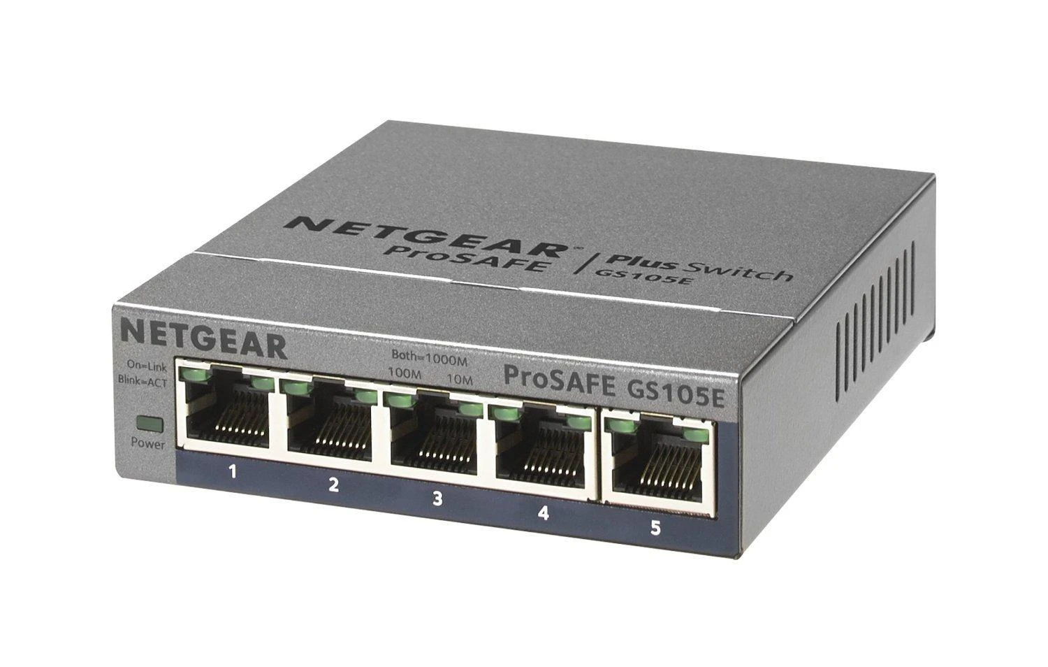 Šakotuvas Netatmo Netgear Switch GS105E žiniatinklio valdymas, stalinis kompiuteris, 1 Gbps (RJ-45) jungtys kiekis 5, maitinimo tipas išorinis