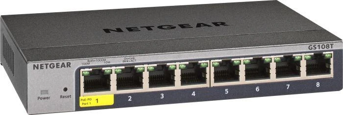 NETGEAR 8 prievadų Gigabit Ethernet Smart Managed Pro jungiklis