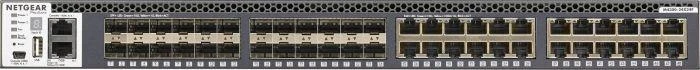 Šakotuvas Netgear M4300-24X24F Valdomas L2/L3/L4 10G Ethernet (100/1000/10000) Juoda 1U