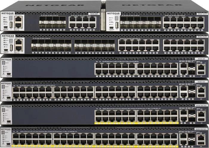 Šakotuvas NETGEAR M4300-52G-POE+ valdomas SWCH APS550W