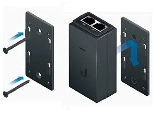 Ubiquiti POE-WM | Rinkinys tvirtinimas | skirtas POE-24-12W ir POE-24-12W-G maitinimo šaltinių montavimui ant sienos