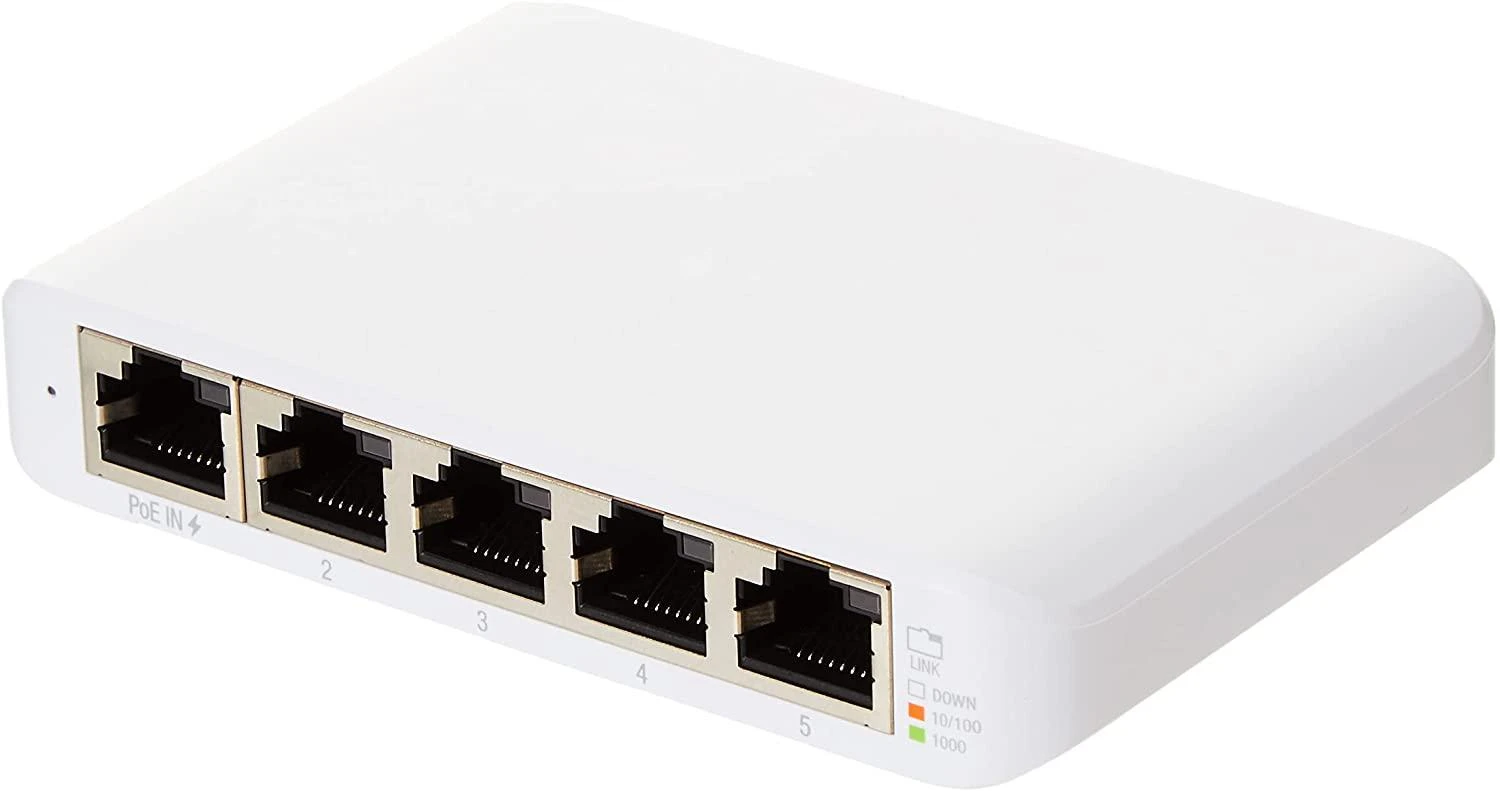 Šakotuvas Ubiquiti USW-Flex vidaus/lauko 5Port Poe Gigabit jungiklis | Ubiquiti