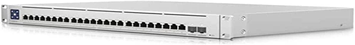 Ubiquiti | Unifi komutatorius | USW-EnterpriseXG-24 | Valdomas L3 | Montuojamas į lentyną | Gigabito Ethernet (varinis) jungčių kiekis: 24 | SFP+ jungčių kiekis: 2x 25G SFP | Maitinimo šaltinio tipas: vidinis