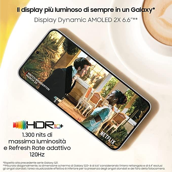Samsung Galaxy S22+ 256GB, Juodas (Juodas)