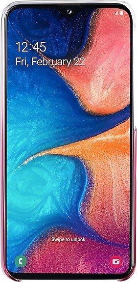 Dėklas Samsung Galaxy A20e Gradation Nugarėlė Rožinė