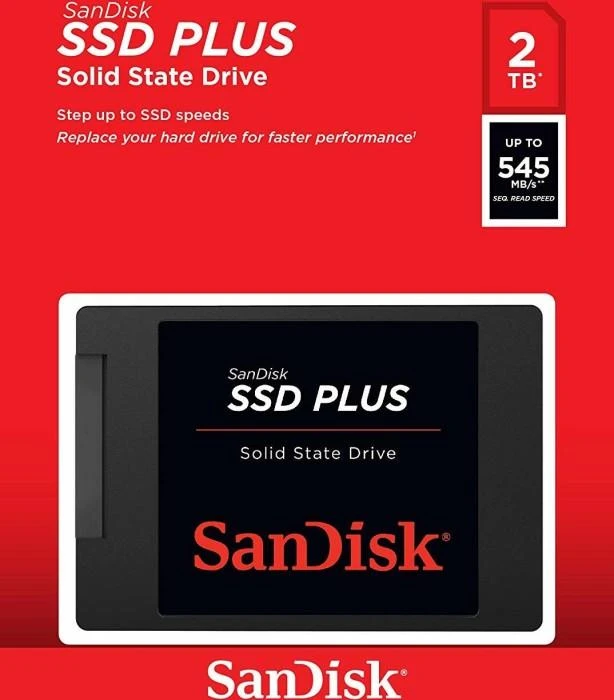 „SanDisk PLUS 2TB SSD SATA2.5“