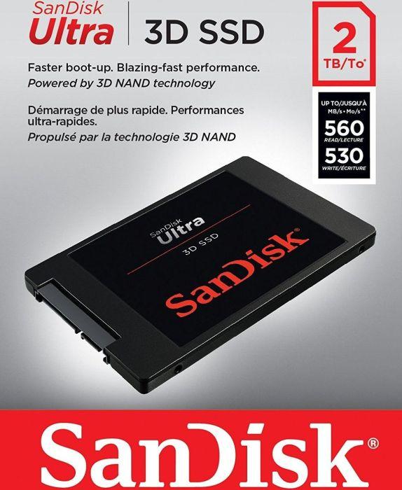 SanDisk Ultra 3D SSD 4TB 2,5 colio SATA 6Gb/s – vidinis kietojo kūno diskas