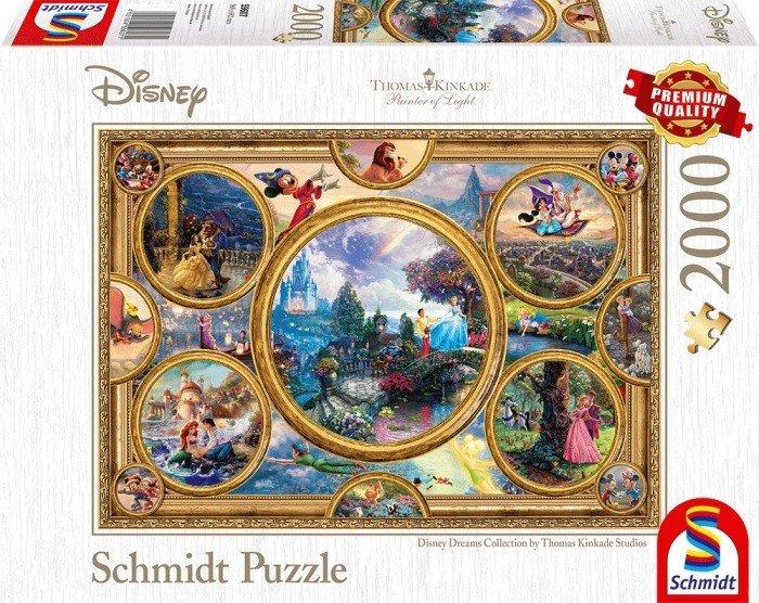 Schmidt Spiele Dėlionė Schmidt žaidimams „Schmidt Games“ galvosūkių „Disney Dreams Collection“ (59607)