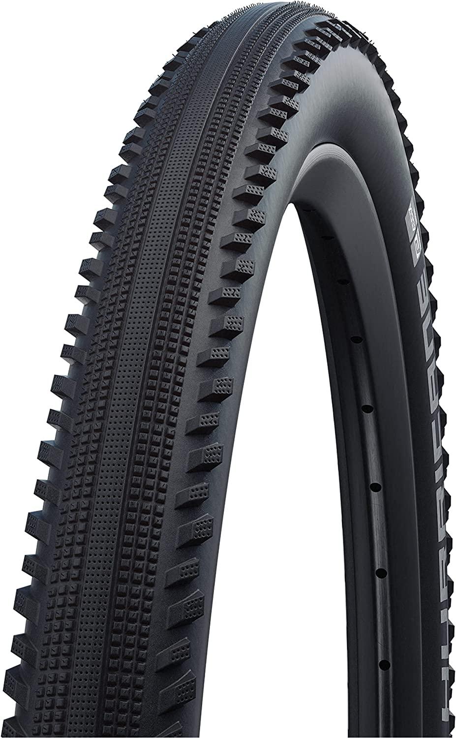 28 colių Schwalbe Hurricane HS 499 Perf Wired Tire 42-622 / 28x1.60 Addix Reflex