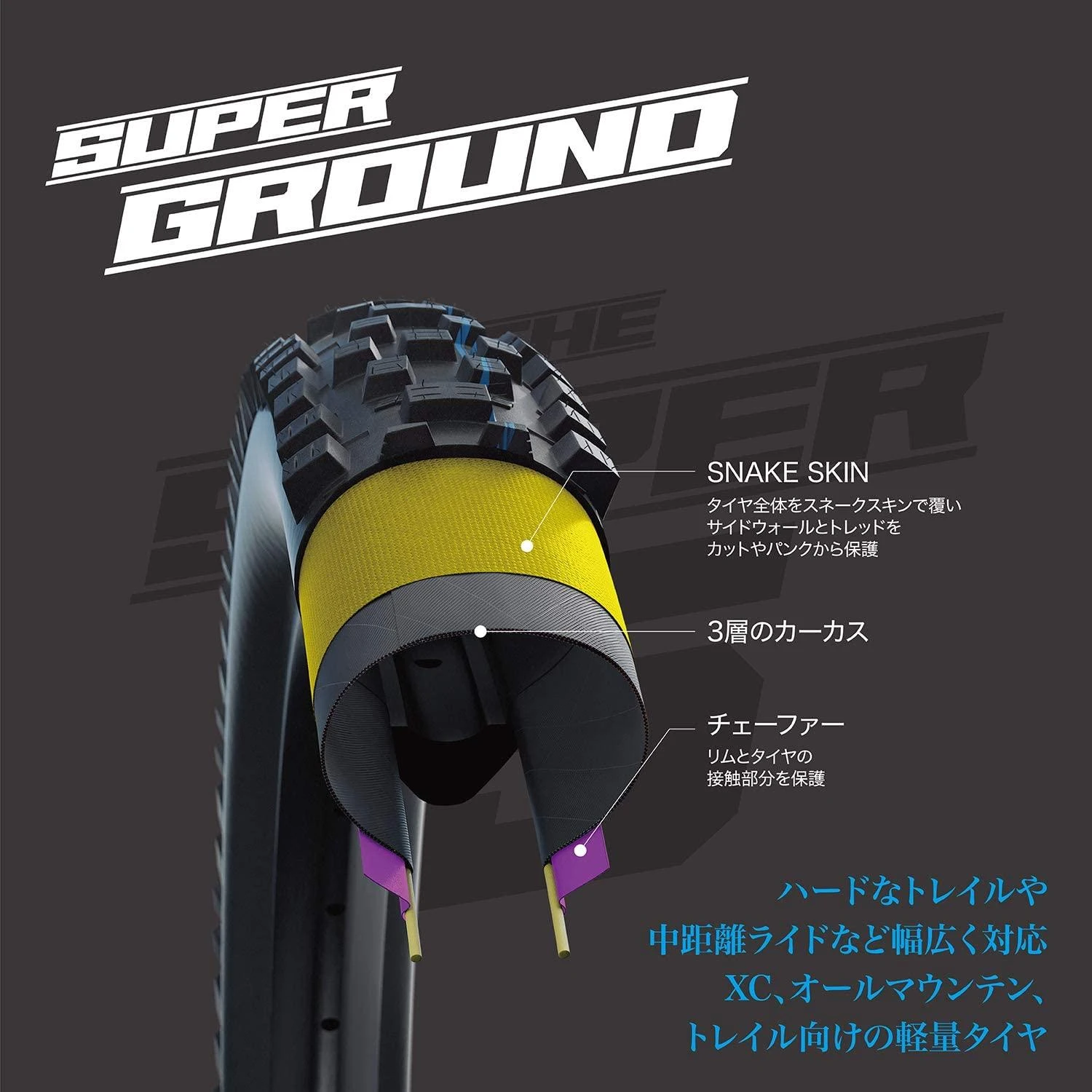 Schwalbe Schwalbe Noby Now Super Ground, padangos (juoda, ETRTO: 62-584)