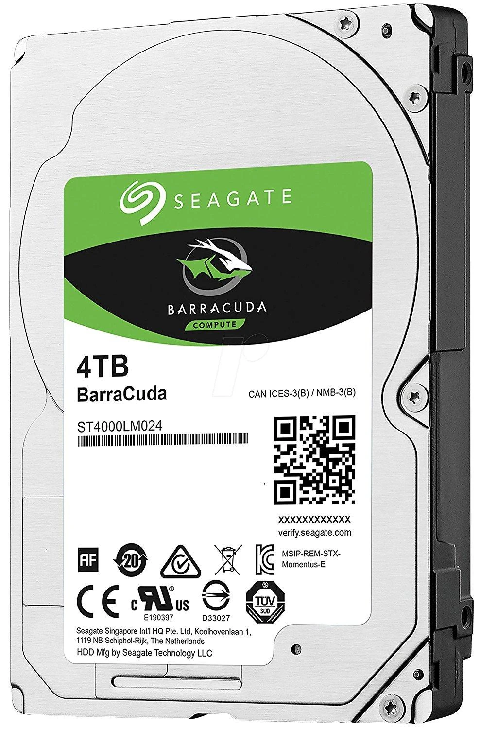 Seagate Barracuda ST4000LM024 - 2.5" - 4000 GB - 5400 RPM