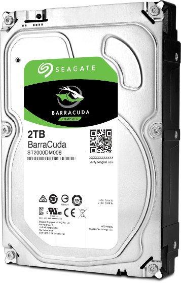 Kiet. diskas Seagate BarraCuda 2TB SATA3