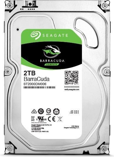 Kiet. diskas Seagate BarraCuda 2TB SATA3