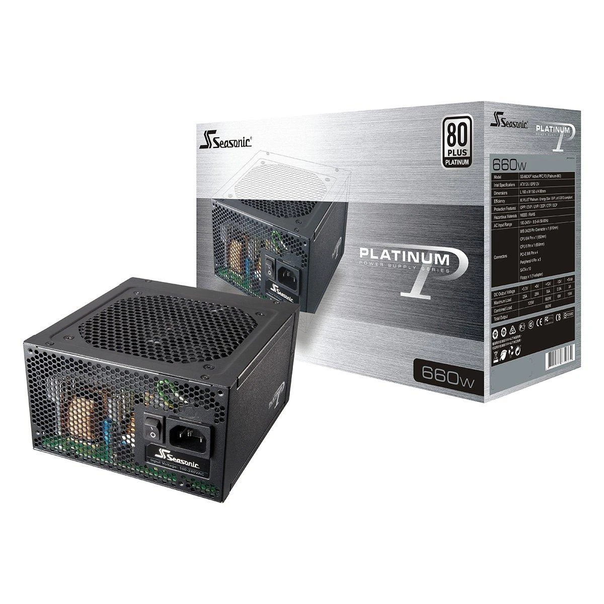 Seasonic SSP-300SUG Aktyvus PFC – 300 W – 100 – 240 V – 50 – 60 Hz – Aktyvus – 70 W – 300 W