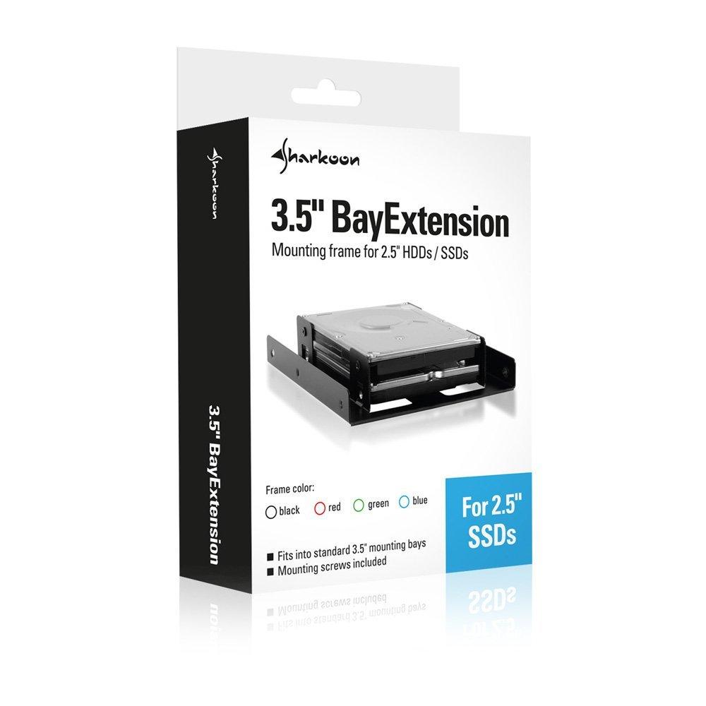 Sharkoon BAYEXTENSION Juodas 3.5IN/HDD EINBAURAHMEN