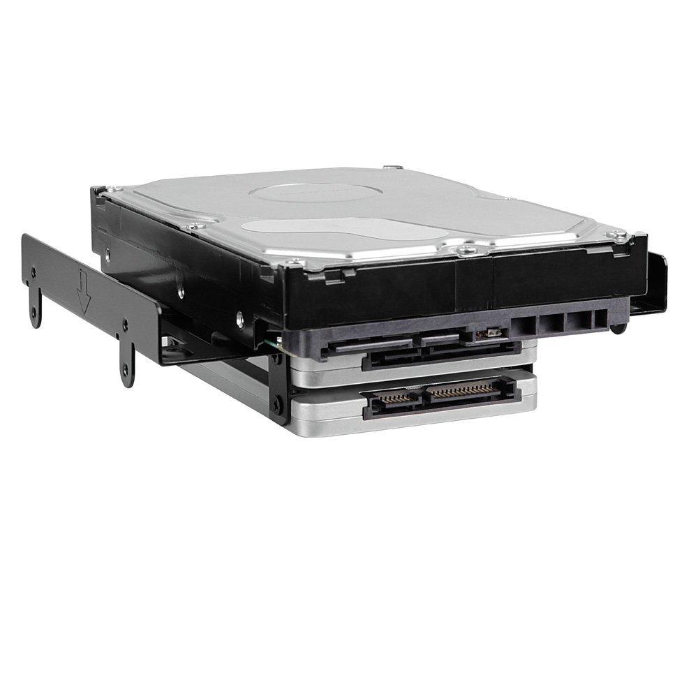 „Sharkoon“ adapteris nuo 5,25 colio iki 4 x 2,5 colio juodas (4044951013319)
