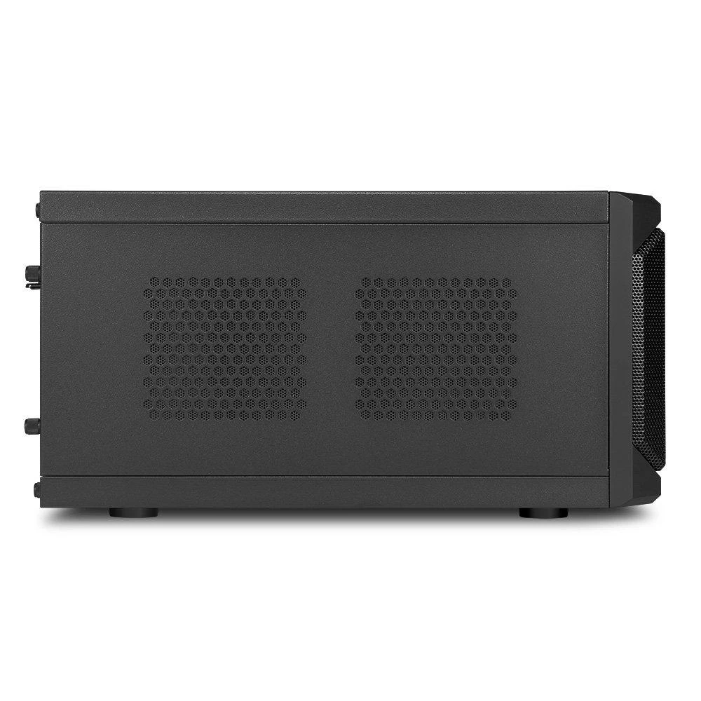 Sharkoon QB One Juodas - Midi/Minitower ITX, Mini-ITX 3,5 - PC-/Server įkroviklis Khler - USB, USB 2.0, USB 3.0