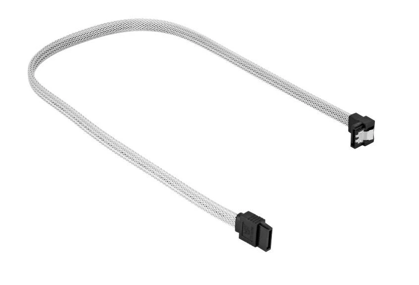 Sharkoon SATA 3 - 0.45 m - SATA III - SATA 7-pin - SATA 7-pin - Male/Male - Juodas,Baltas