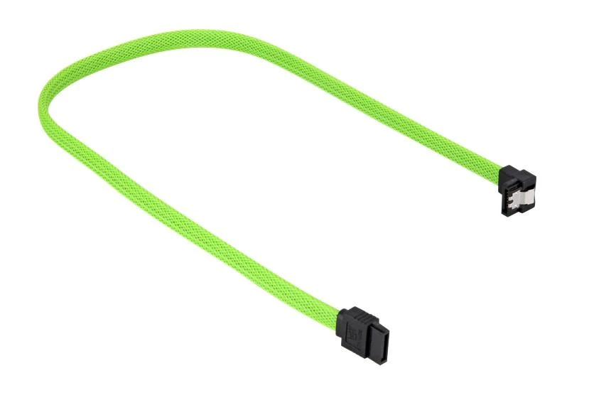 Sharkoon SATA 3 - 0.6 m - SATA III - SATA 7-pin - SATA 7-pin - Male/Male - Juodas,Žalias