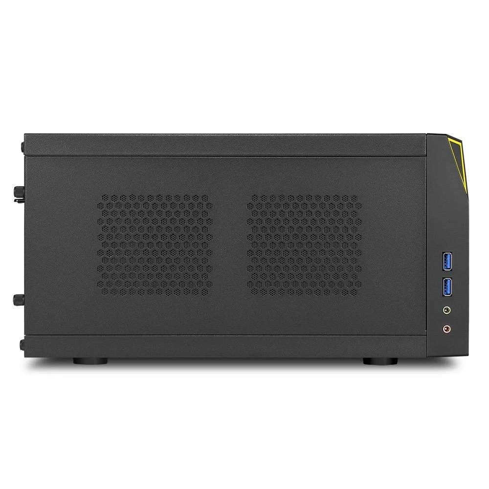 „Sharkoon Shark Zone C10 Mini-ITX1xMetal Juodas“ korpusas