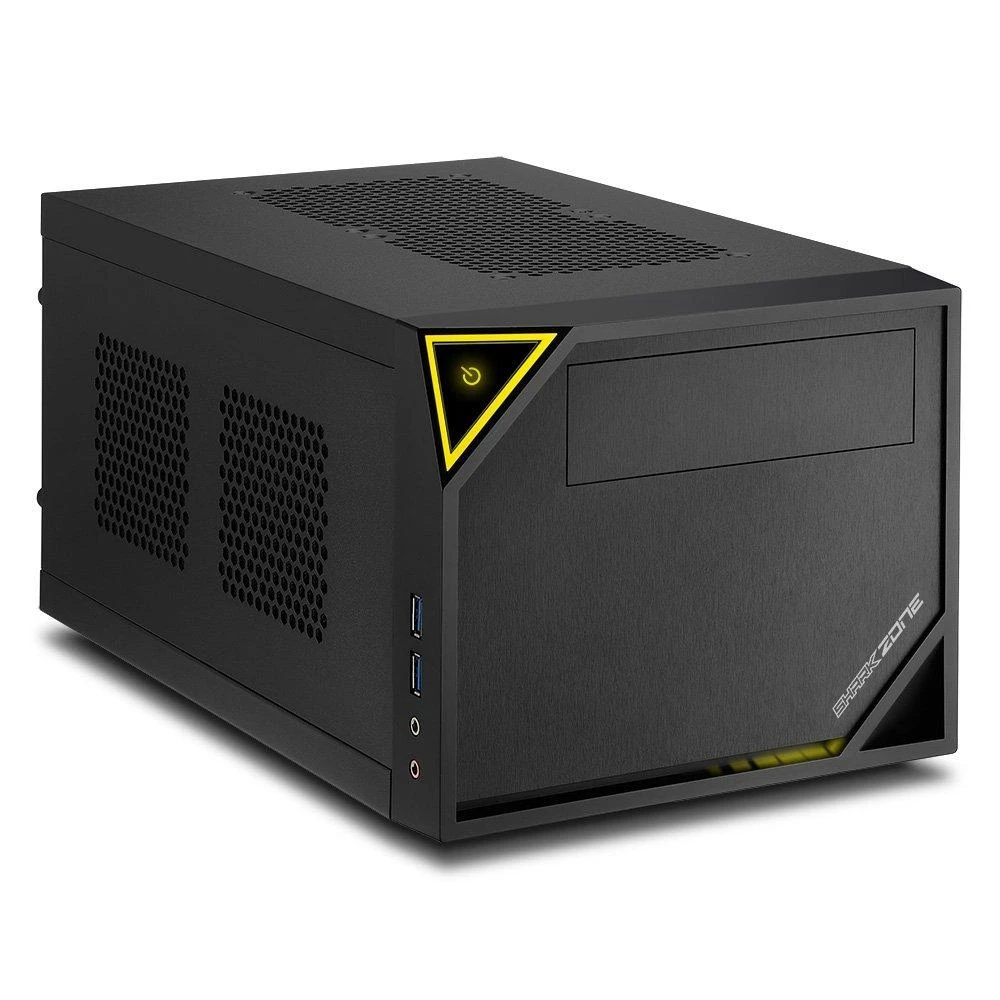 „Sharkoon Shark Zone C10 Mini-ITX1xMetal Juodas“ korpusas