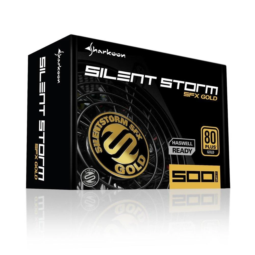 Sharkoon 500W 37FB9 SilentStorm SFX 500 80+ aukso
