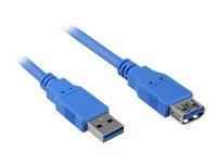 Sharkoon Kabelis USB 3.0 Verlängerung 3,0m juodas