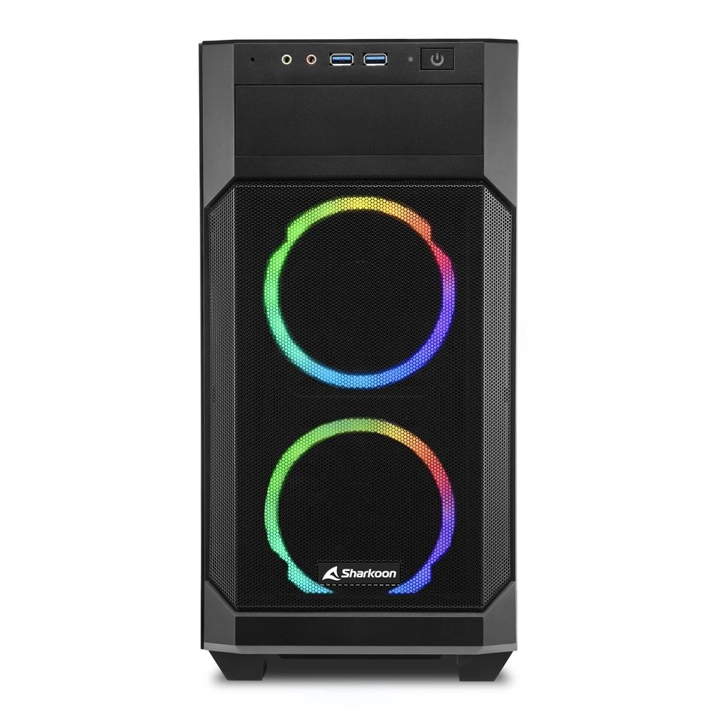 Mini Sharkoon V1000 RGB Juodas