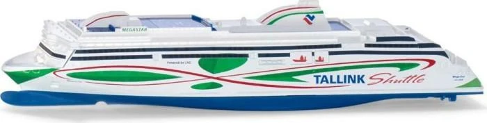 Siku SIKU 1728, Tallink Megastar keltas, 1: 1000, metalas / plastikas, baltas / mėlynas / žalias, universalus