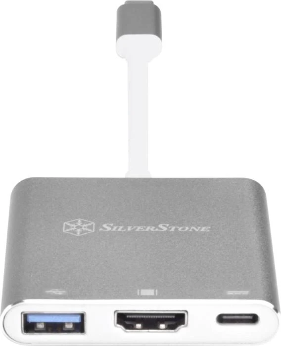 „SilverStone“ USB-C stotis / replikatorius (EP08C)