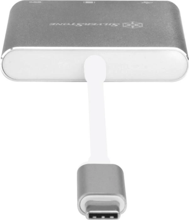 „SilverStone“ USB-C stotis / replikatorius (EP08C)