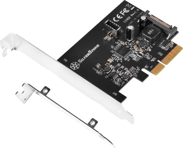 „Silverstone SST-ECU02-E“ USB adapterio plokštė, PCIe 3.0, 1x USB-C 3.1 vidinis - žemo profilio
