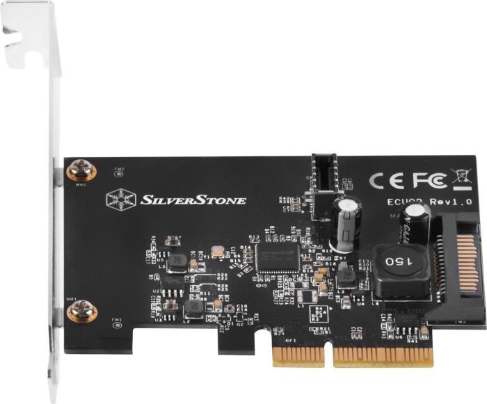„Silverstone SST-ECU02-E“ USB adapterio plokštė, PCIe 3.0, 1x USB-C 3.1 vidinis - žemo profilio