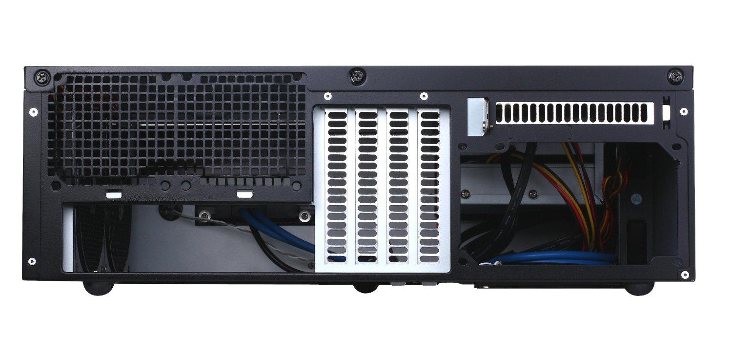 PC korpusas Silverstone SST-GD06B Grandia HTPC Micro ATX, Juodas