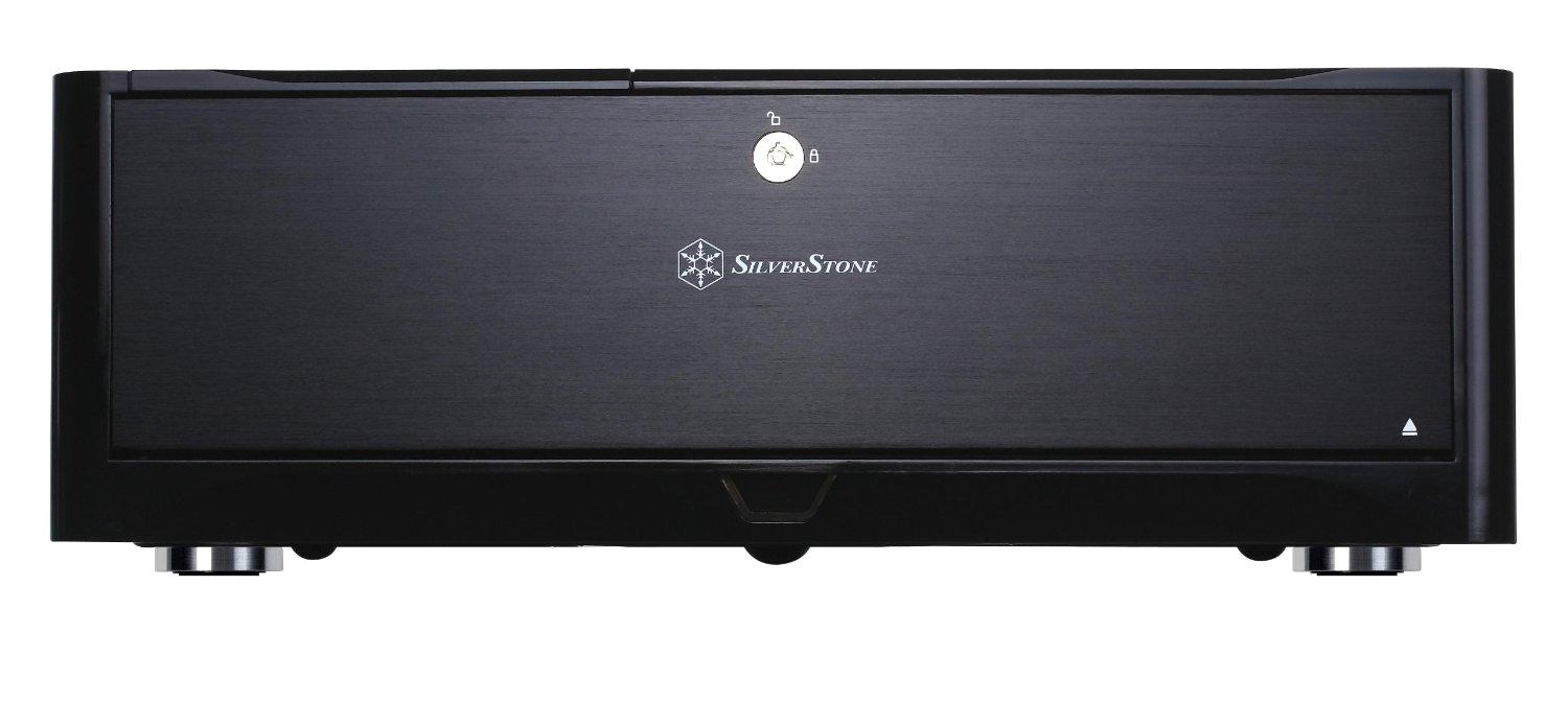 PC korpusas Silverstone SST-GD06B Grandia HTPC Micro ATX, Juodas