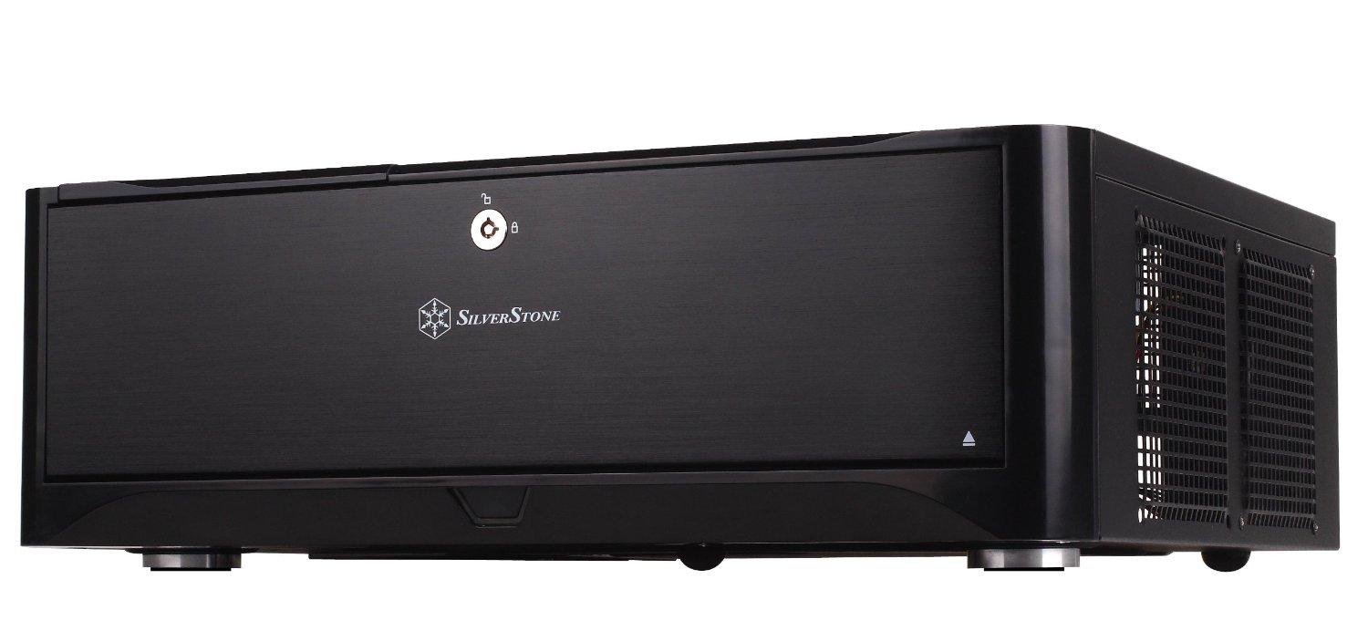 PC korpusas Silverstone SST-GD06B Grandia HTPC Micro ATX, Juodas