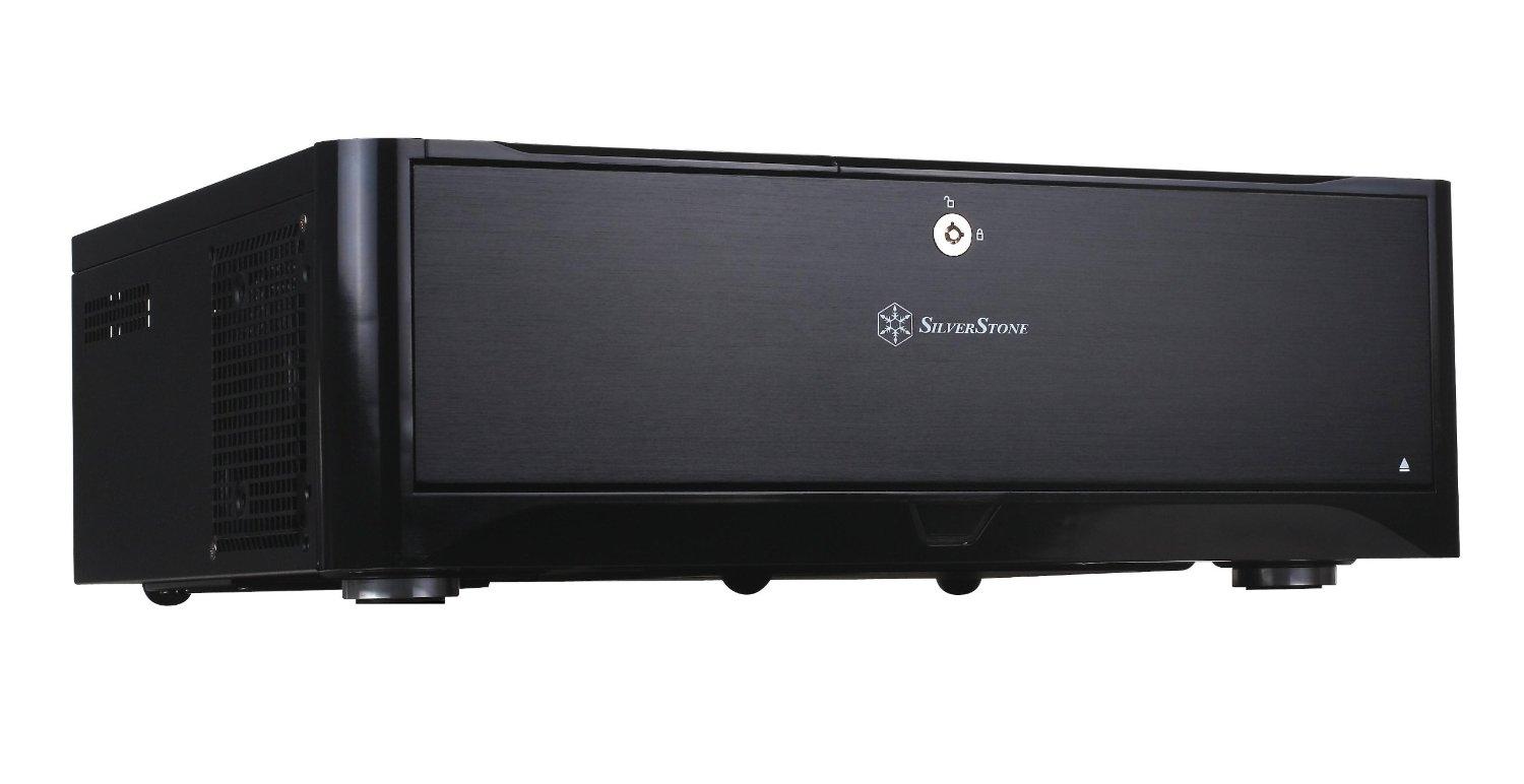 PC korpusas Silverstone SST-GD06B Grandia HTPC Micro ATX, Juodas