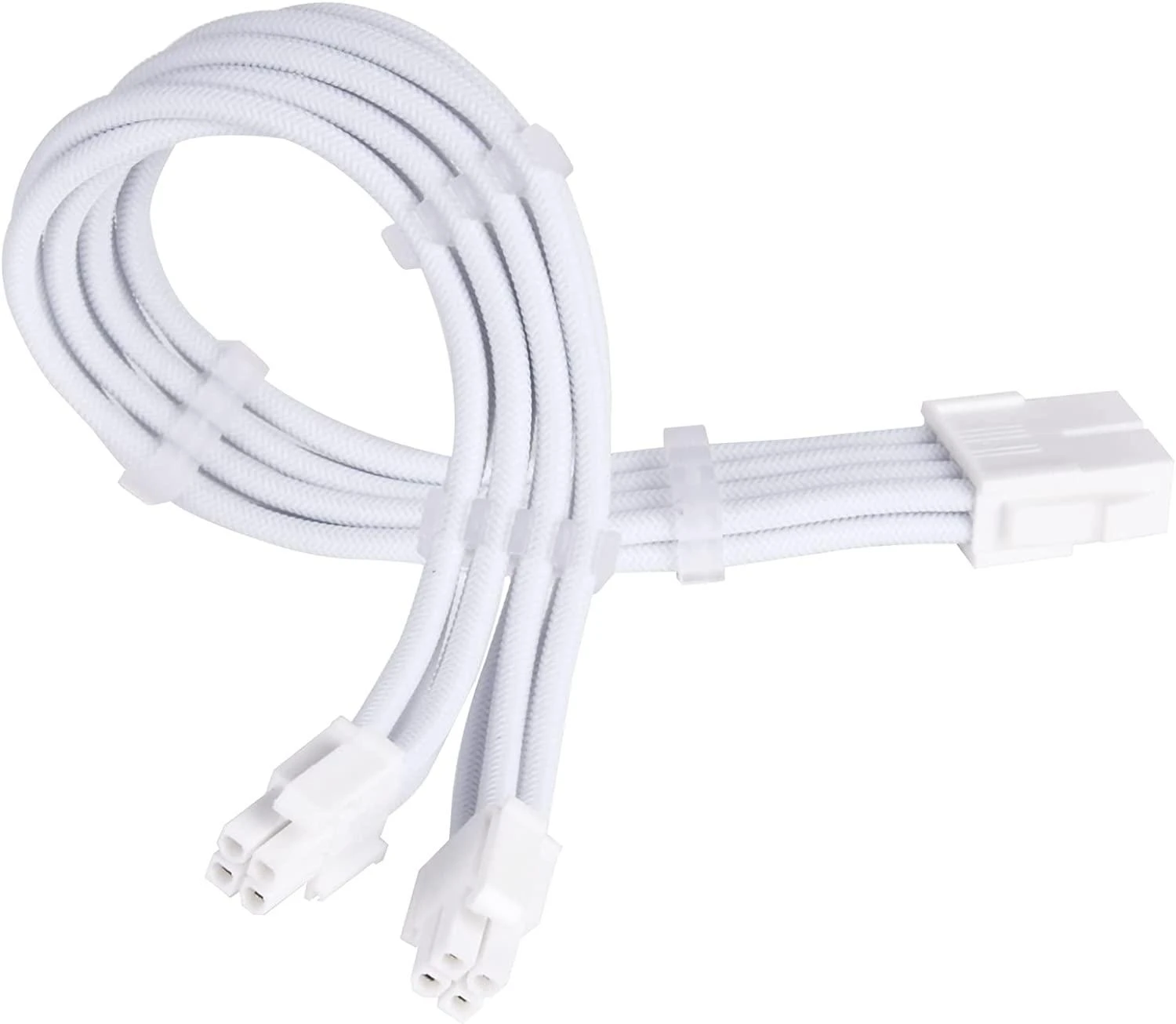 SilverStone SilverStone maitinimo šaltinio ilgintuvas SST-PP07E-EPS8W-V2, EPS 12V 8pin (4+4) (baltas, 30cm)