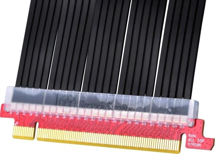 SilverStone PCie x16, 0,4m, Juodas (GESV-450)