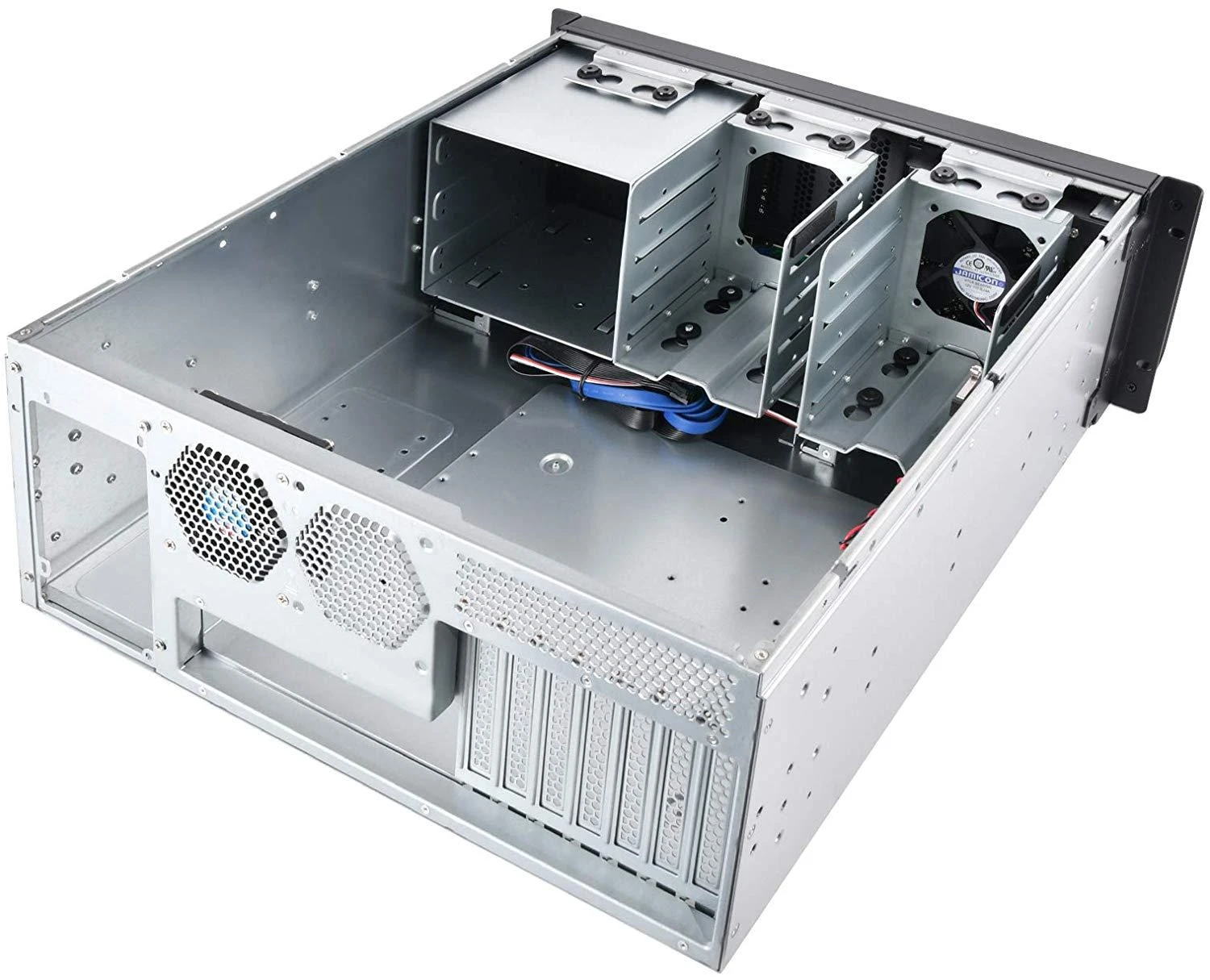 Rackmount „SilverStone SST–RM400“ stovo montuojamas serveris – 4U