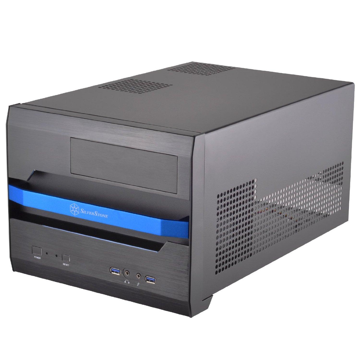 PC korpusas Silverstone Cube SST-SG12B Sugo Micro ATX, juodas