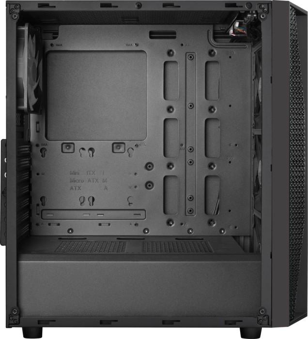 „SilverStone Fara B1 Pro Midi–Tower“, ARGB, grūdintas stiklas – juoda