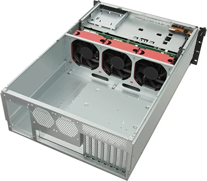 Rackmount „SilverStone SST–RM43–320–RS“ stovo montuojamas serveris