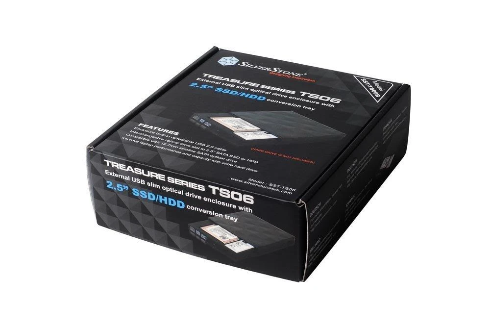 „SilverStone“ 2,5 colio SATA diskų dėklas (SST-TS06)