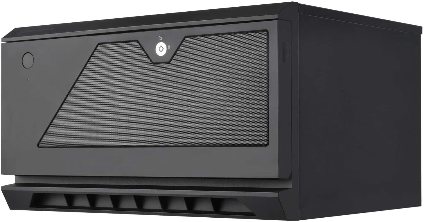 SilverStone SST-CS381 v1.1 Mini-ITX Storage, juodas