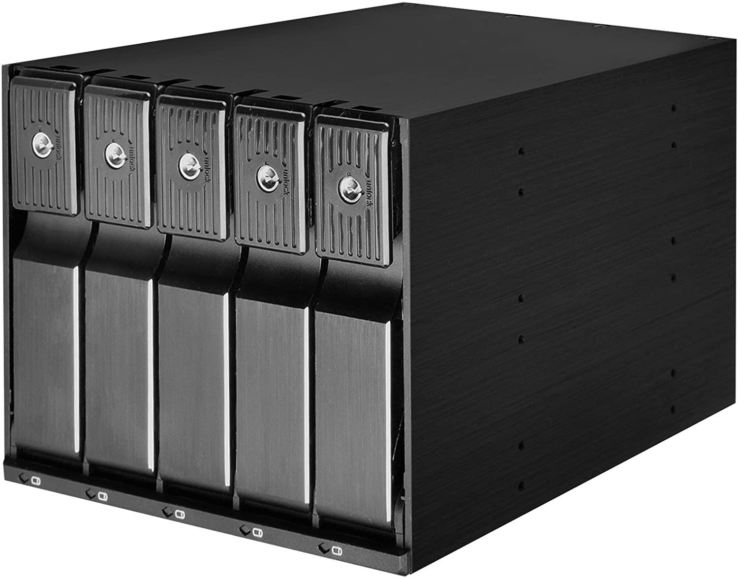 SilverStone SST-FS305-12G 3.5" 5-Bay External Case - Juodas